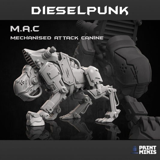 MAC - Mechanised Assault Canine - Print Minis