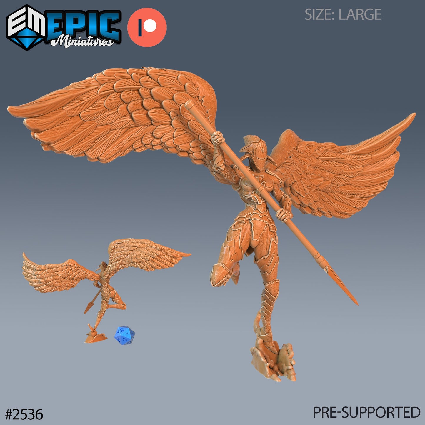 Animated Angel Statue (3 Variants Available) - Epic Miniatures