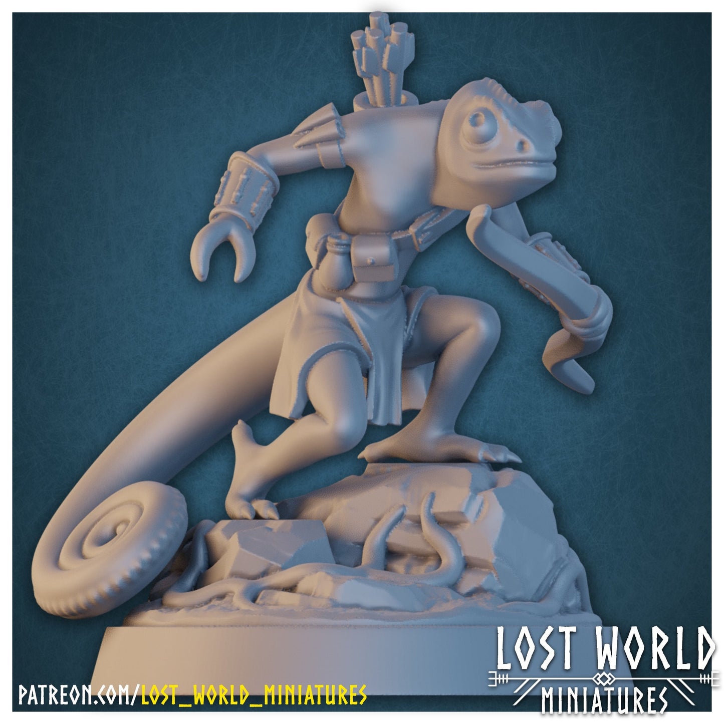 Lizardman Tribe (7 Variants Available) - Lost World Miniatures