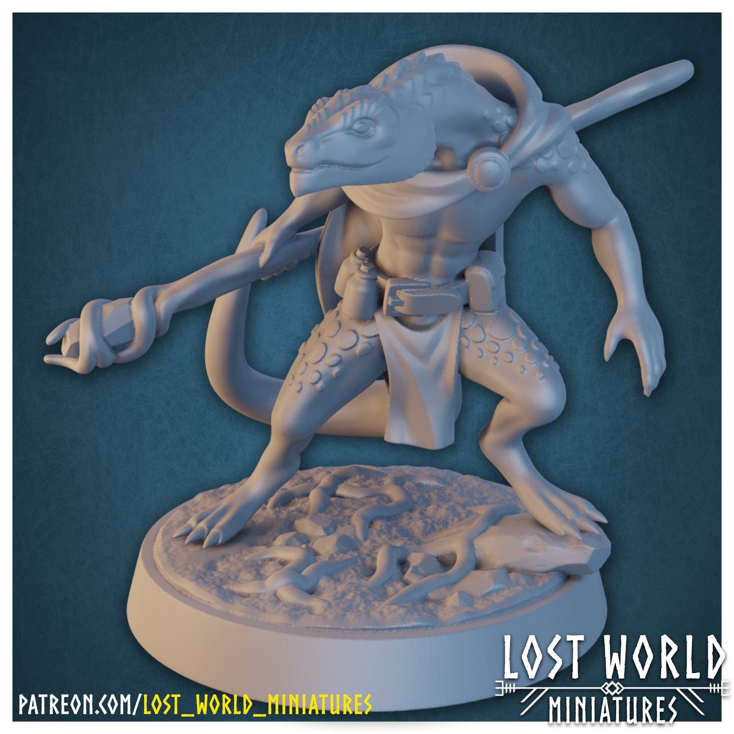 Lizardman Tribe (7 Variants Available) - Lost World Miniatures