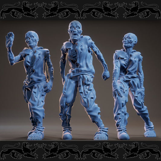 Zombie Set 2 (6 Poses Available) - Brayan Nafarrate