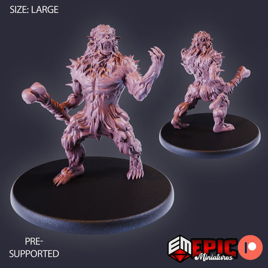 Burrowing Troll (3 Variants) - Epic Miniatures