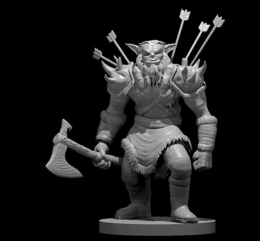 Bugbear Barbarian (3 Variants Available) - MZ4250