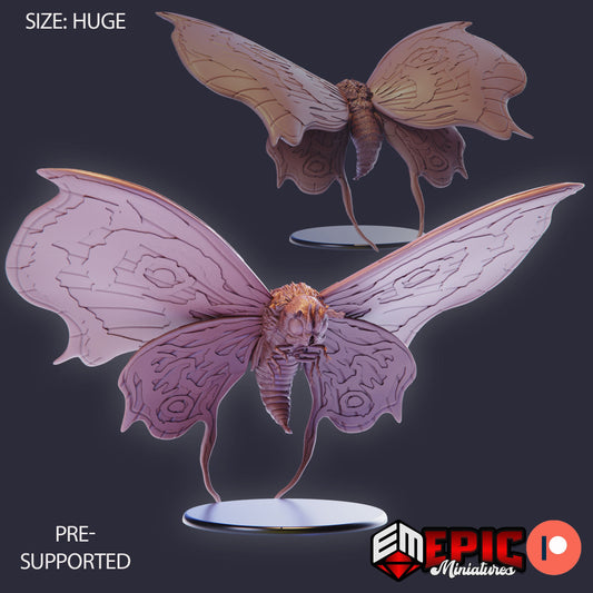 Giant Moth (4 Variants) - Epic Miniatures