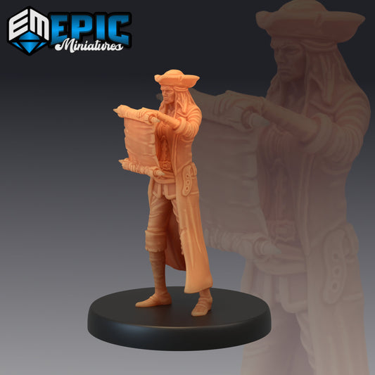 Pirate Quartermaster (3 Variants) - Epic Miniatures