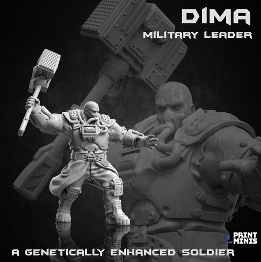 Dima - Enhanced Diesel Soldier - Print Minis