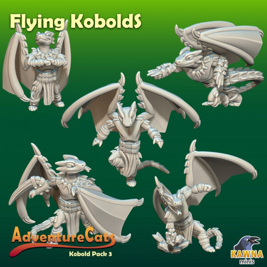 Flying Kobolds (5 Variants Available) - Kawna Minis