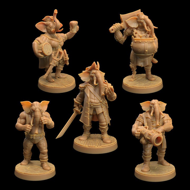 Loxodon Crew (5 Variants Available) - Dragon Trapper's Lodge