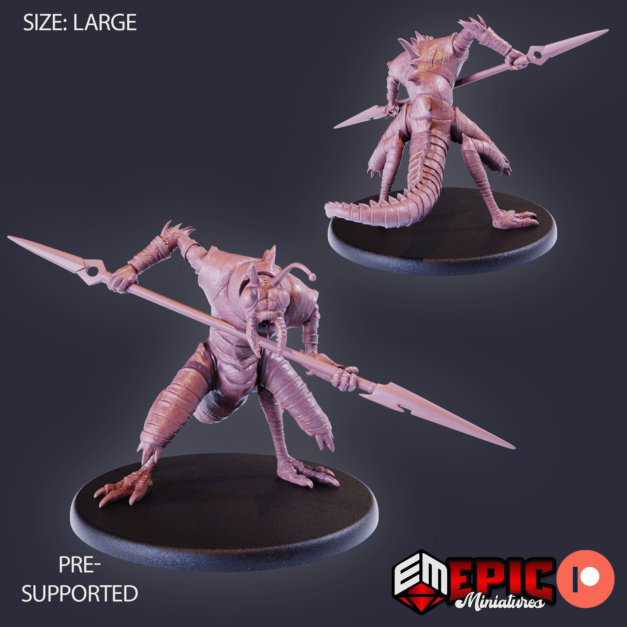 Ice Devil (3 Variants Available) - Epic Miniatures – Couatl's Hoard