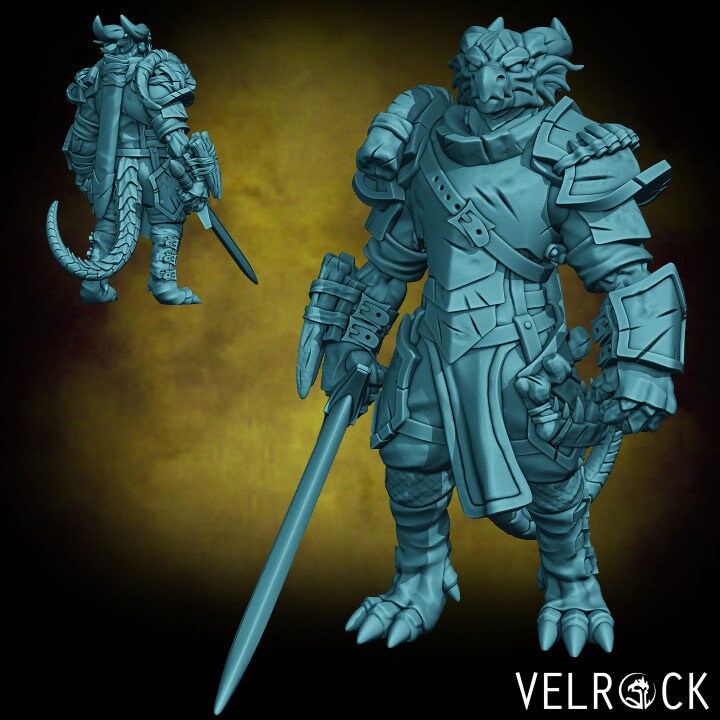 Male Dragonfolk Set 4 (6 Variants Available) - Velrock