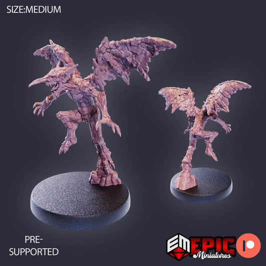 Earth Mephit (2 Variants Available) - Epic Miniatures