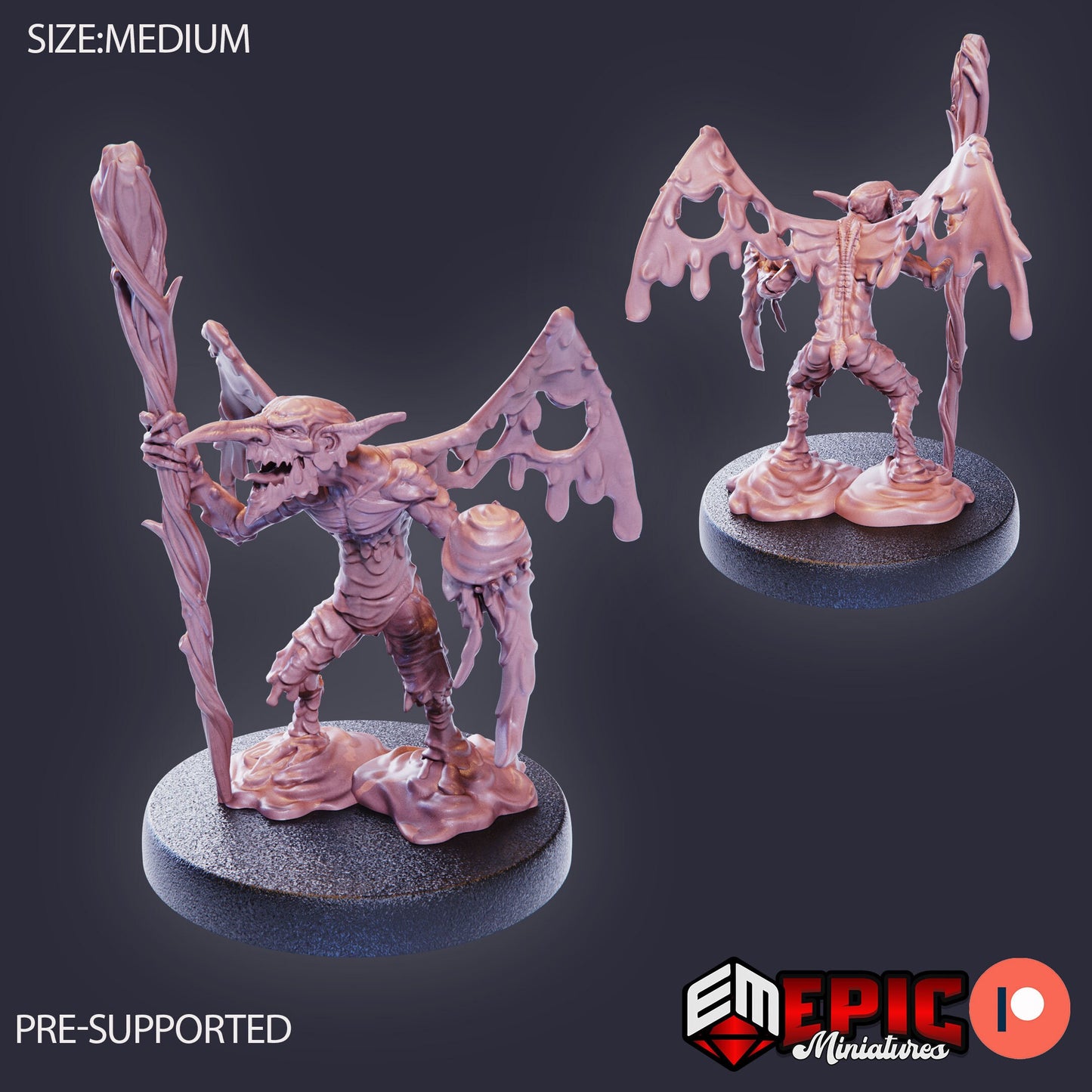 Mud Mephit (2 Variants Available) - Epic Miniatures