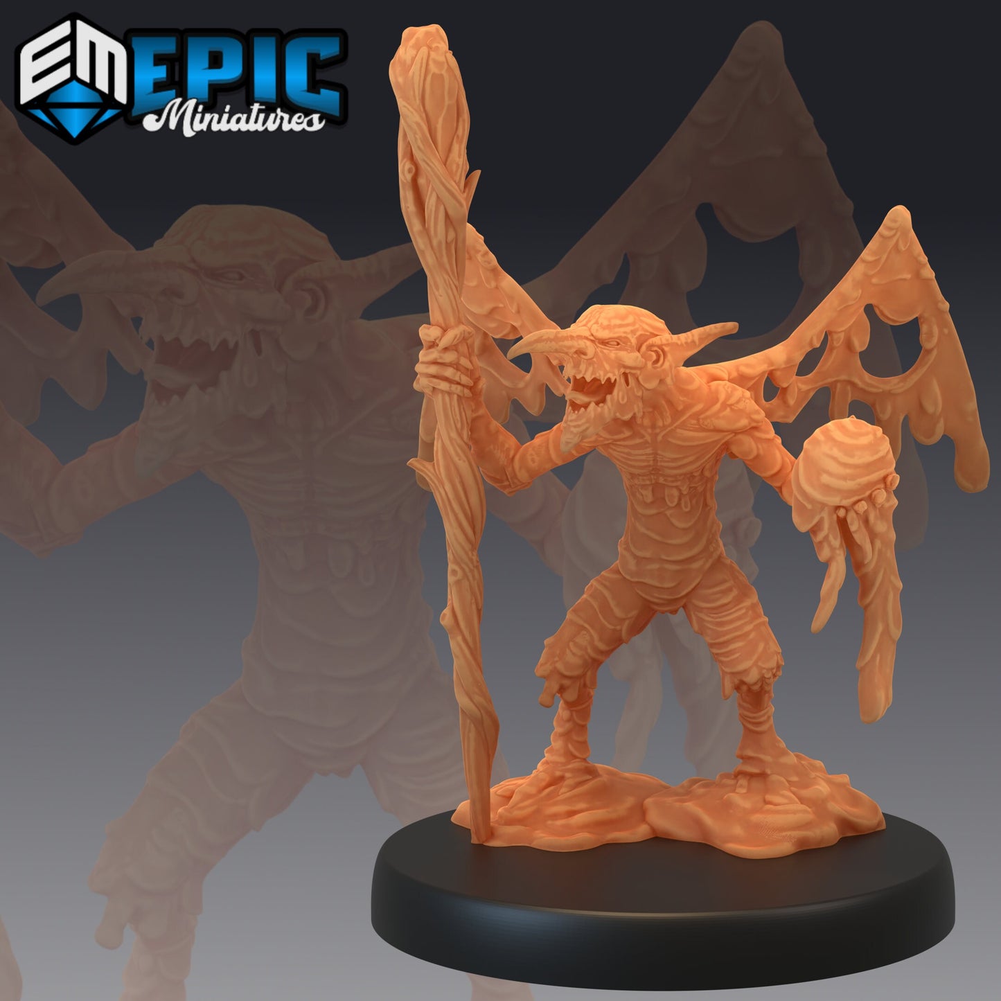 Mud Mephit (2 Variants Available) - Epic Miniatures