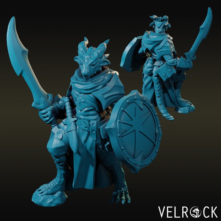 Male Dragonborn Tamara Cleric (2 Variants Available) - Velrock