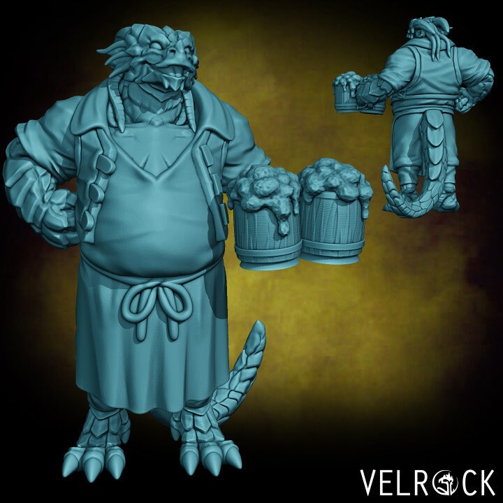 Male Dragonfolk Commoners (6 Variants Available) - Velrock