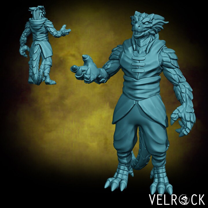 Male Dragonfolk Commoners (6 Variants Available) - Velrock