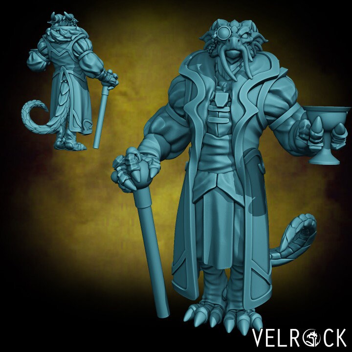 Male Dragonfolk Commoners (6 Variants Available) - Velrock