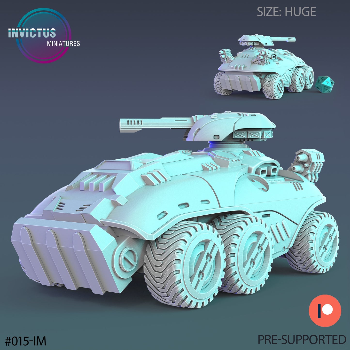 Space Scout Tank - Invictus Miniatures