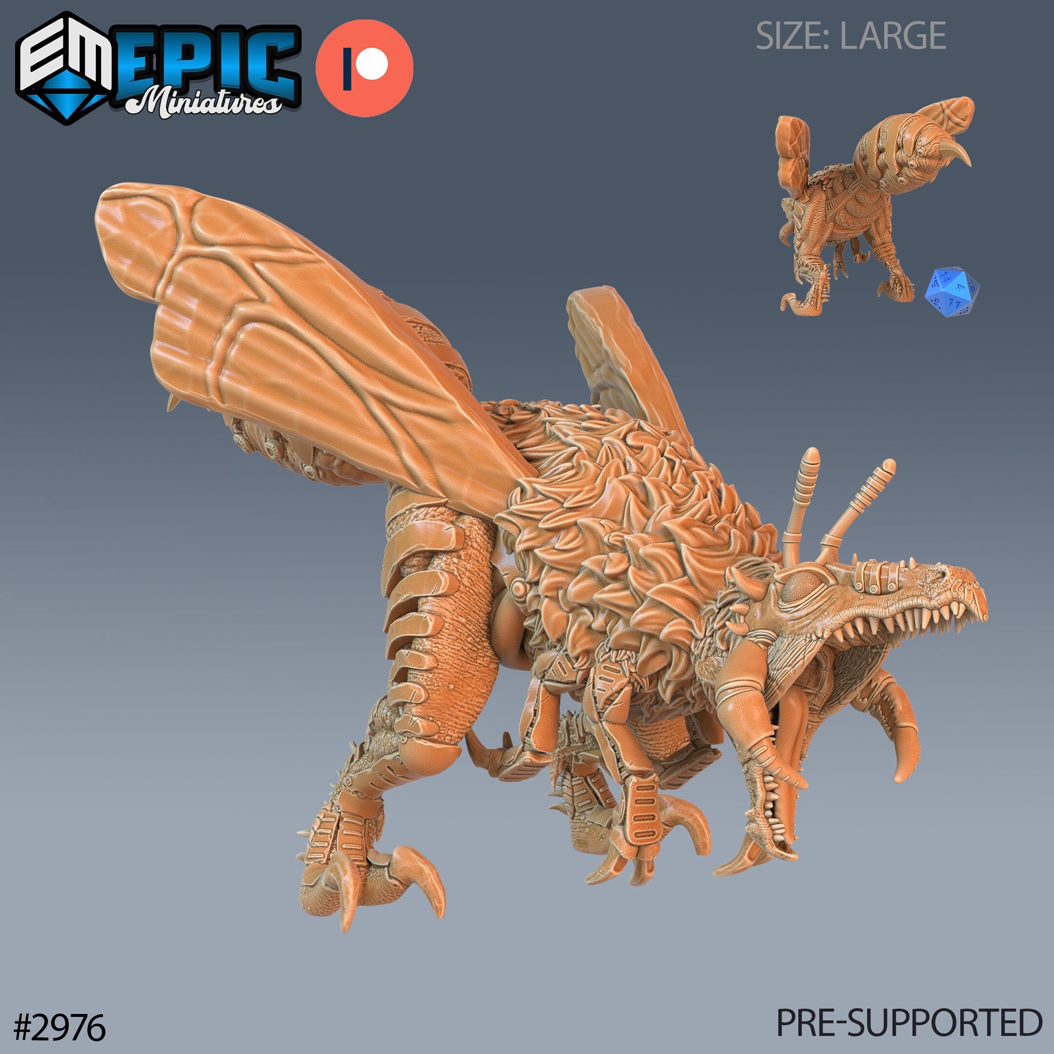 B-Rex (3 Variants Available) - Epic Miniatures – Couatl's Hoard