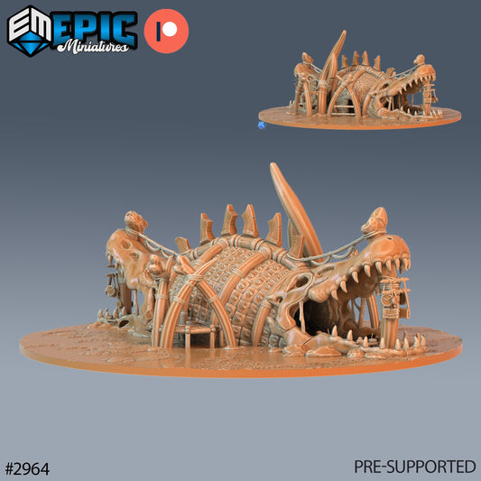 Jurassic Shop Terrain Piece - Epic Miniatures