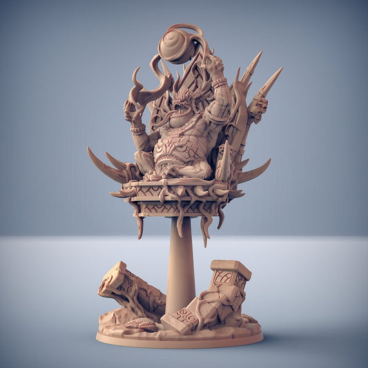 King Sgrakkor on Flying Throne (2 Variants Available) - Artisan Guild