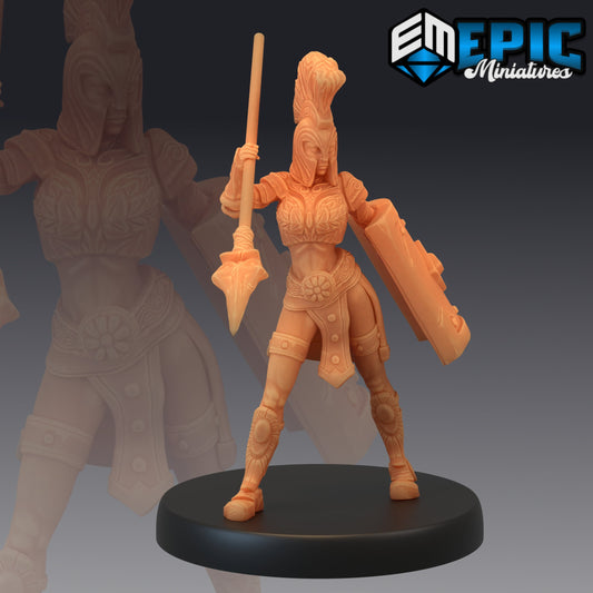 Female Gladiator (3 Variants) - Epic Miniatures