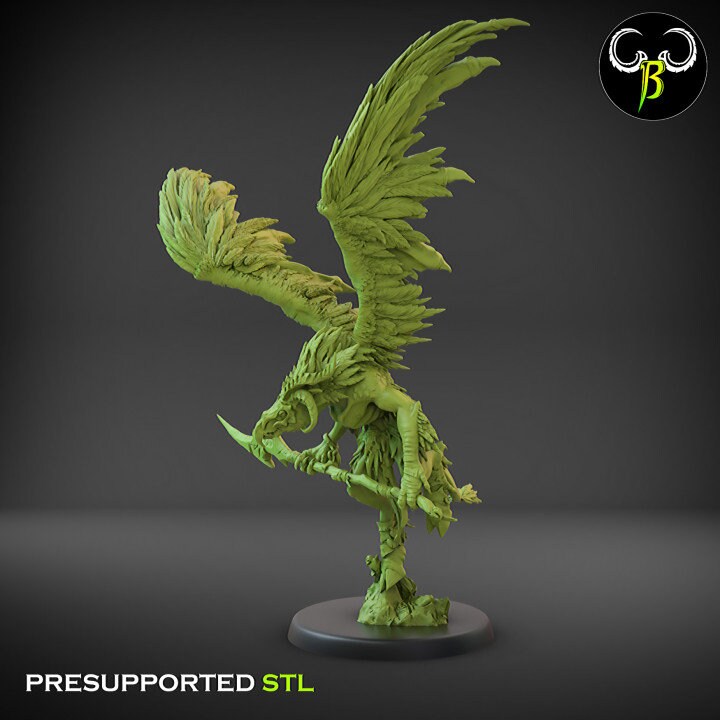 Avian Hunter Lance Squad (7 Variants Available) - Clay Beast Creations