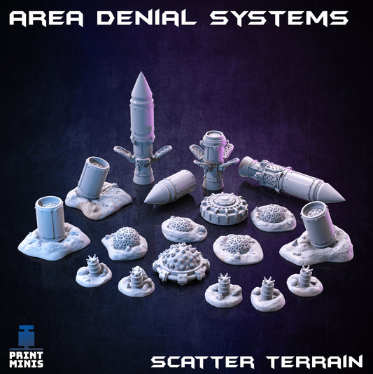 Area Denial Systems - Scenery Kit - Print Minis