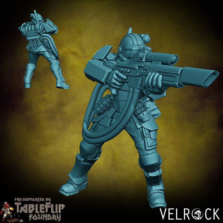 Tempest Guardsmen Elites - Female Squad (8 Variants Available) - Velrock