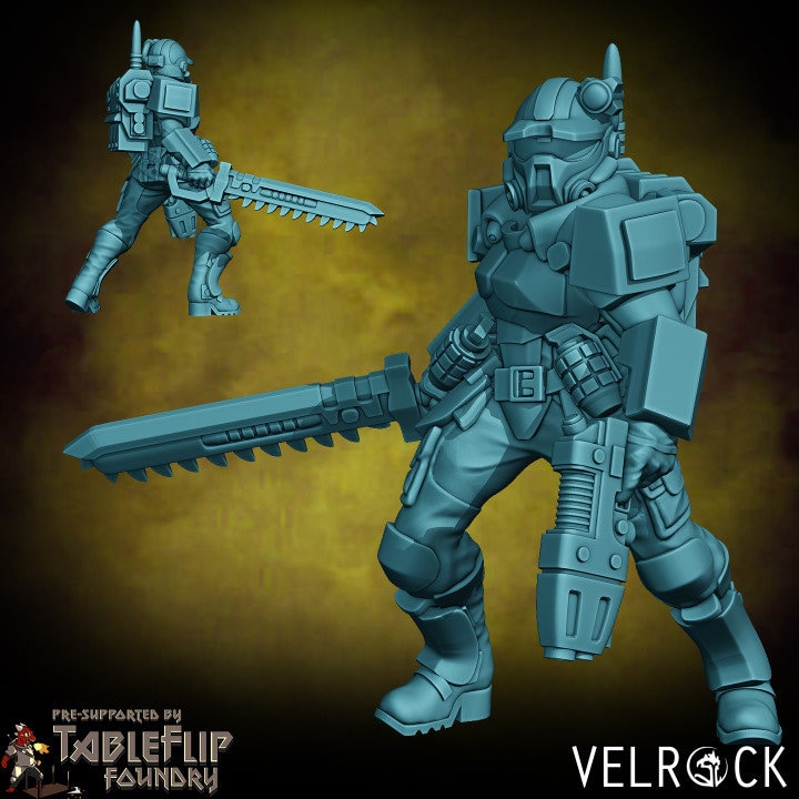 Tempest Guardsmen Elites - Female Squad (8 Variants Available) - Velrock