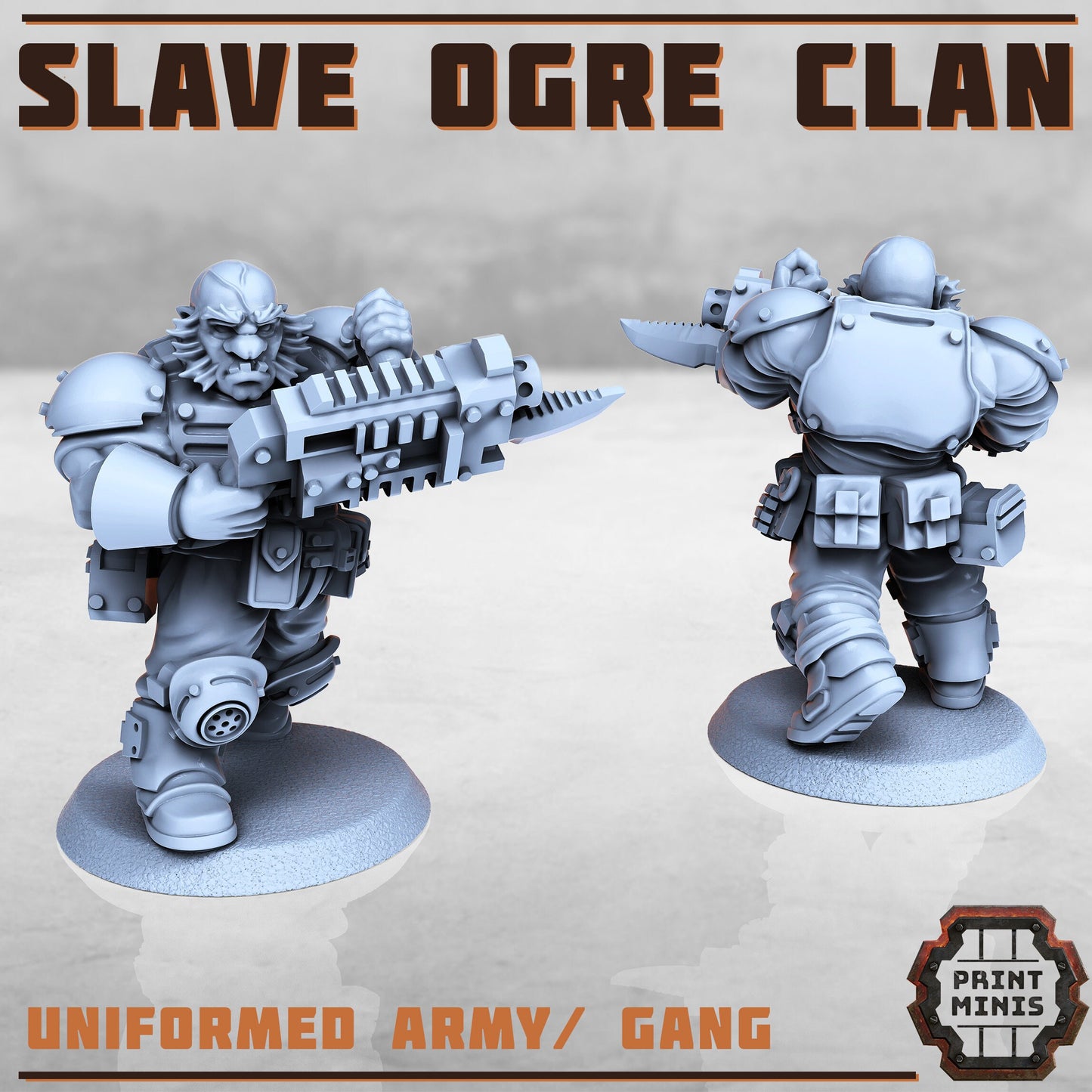 Slave Ogre Clan (5 Variants Available) - Print Minis