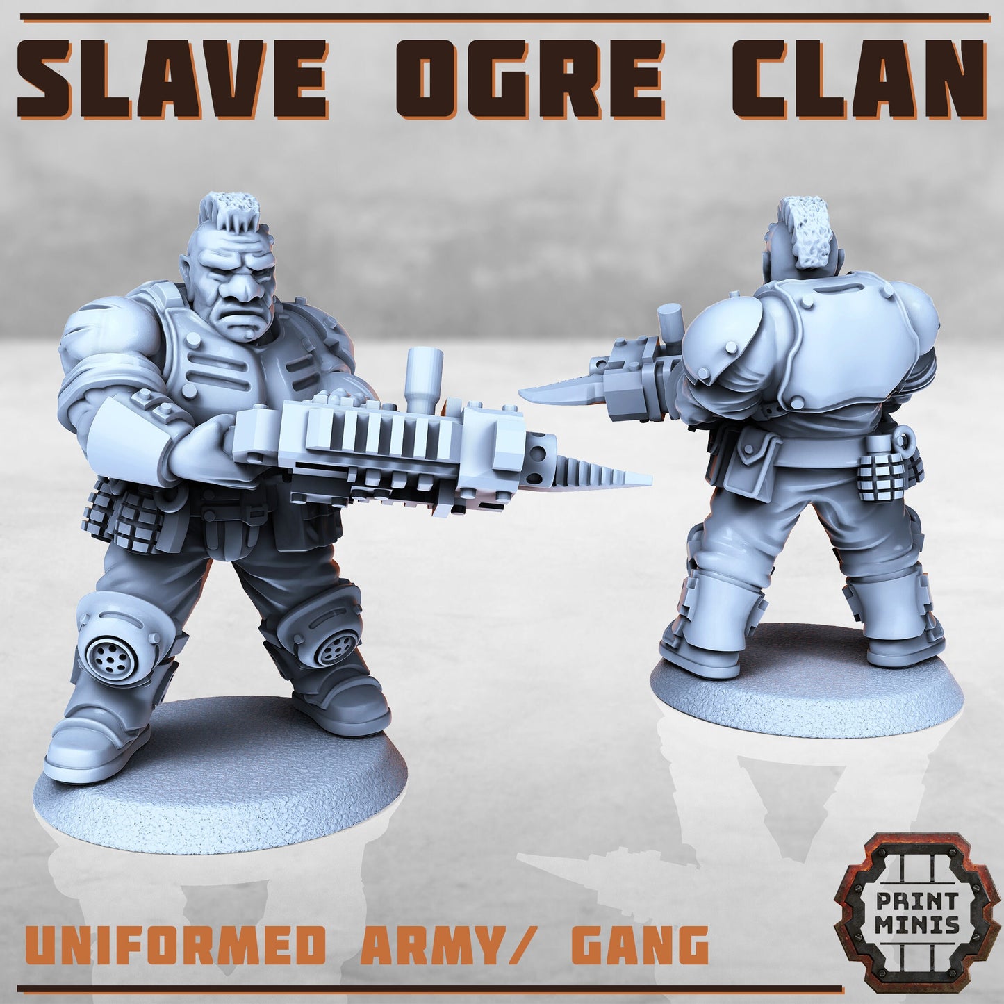 Slave Ogre Clan (5 Variants Available) - Print Minis