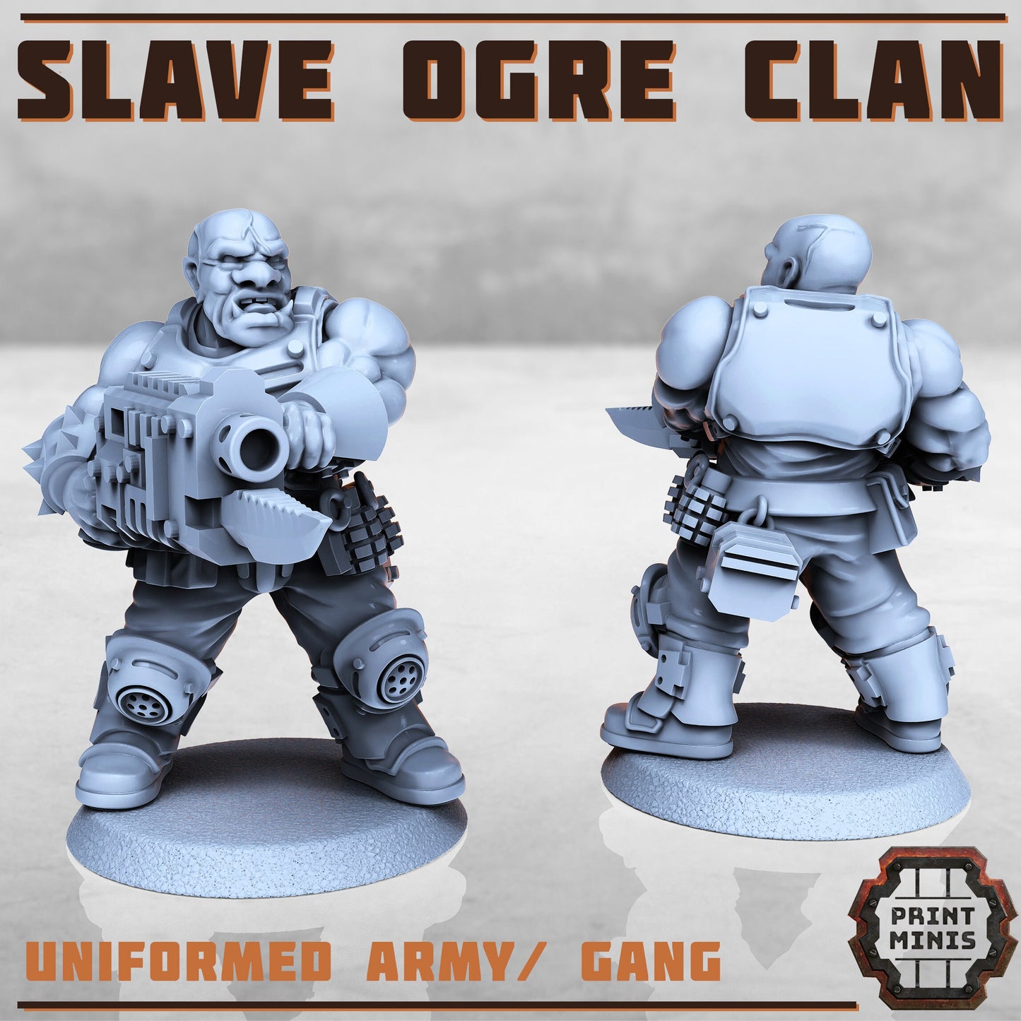 Slave Ogre Clan (5 Variants Available) - Print Minis