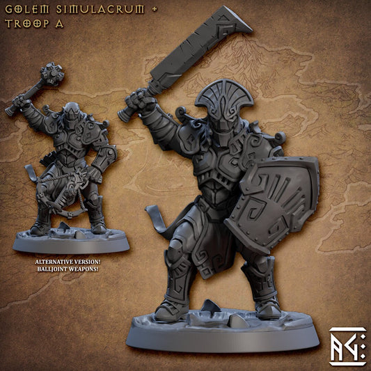 Golem Simulacrum Troop A (2 Variants Available) - Artisan Guild