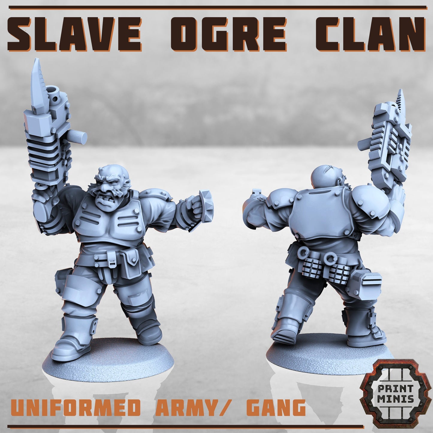 Slave Ogre Clan (5 Variants Available) - Print Minis