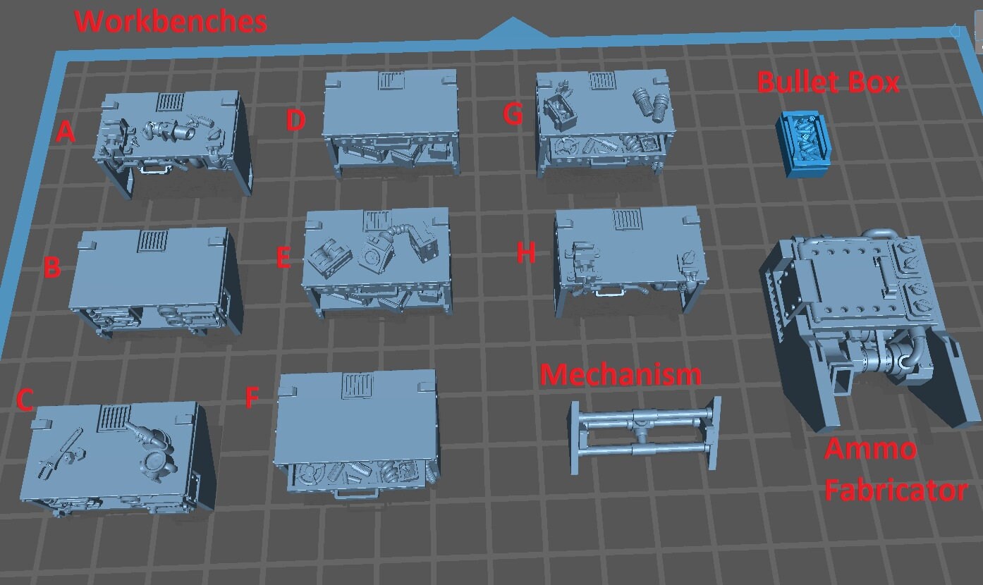 Weaponsmith Shop, Modular Terrain Kit - Print Minis