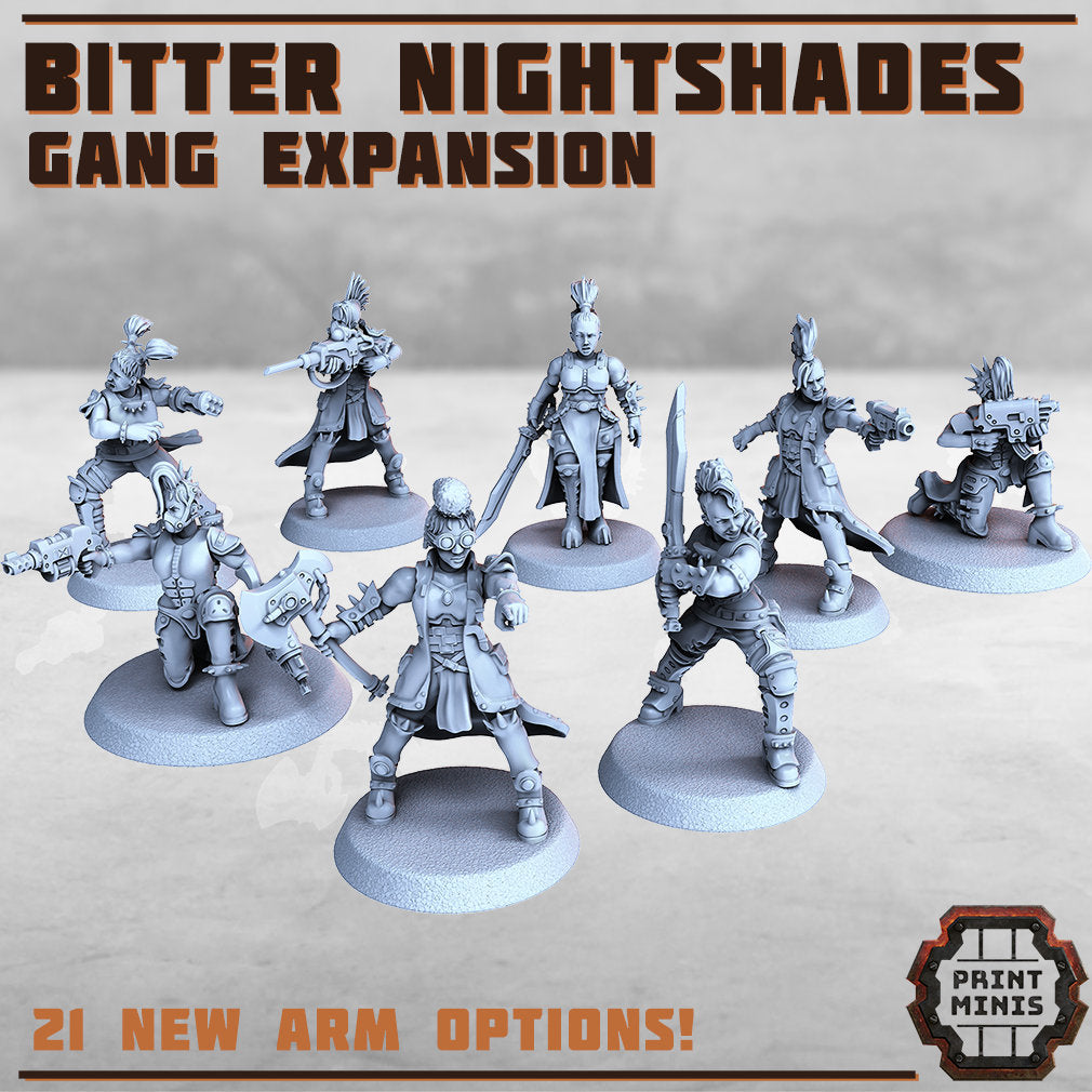 Bitter Nightshades Gang 3 - Modular Kit - Print Minis