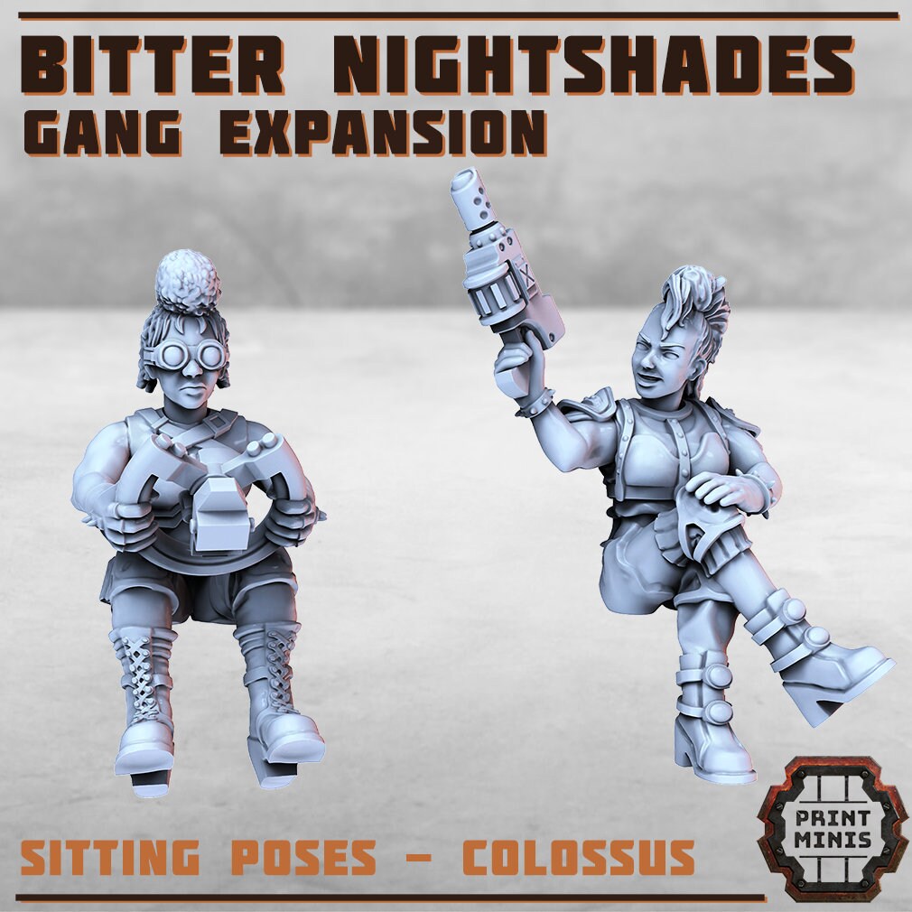 Bitter Nightshades Gang 3 - Modular Kit - Print Minis