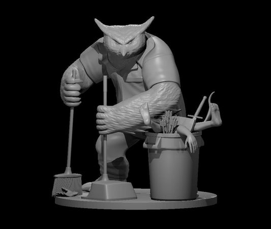 Owlbear Dungeon Janitor - MZ4250