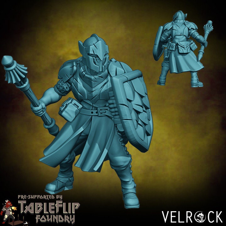 Armoured Cleric (2 Variants Available) - Velrock