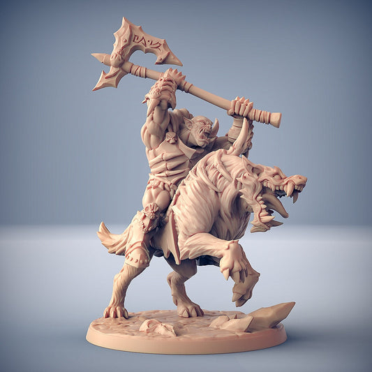 Frostmetal Worg Riders (3 Variants Available) - Artisan Guild