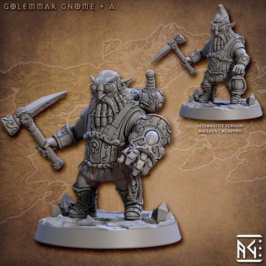 Golemmar Gnome A (2 Variants Available) - Artisan Guild