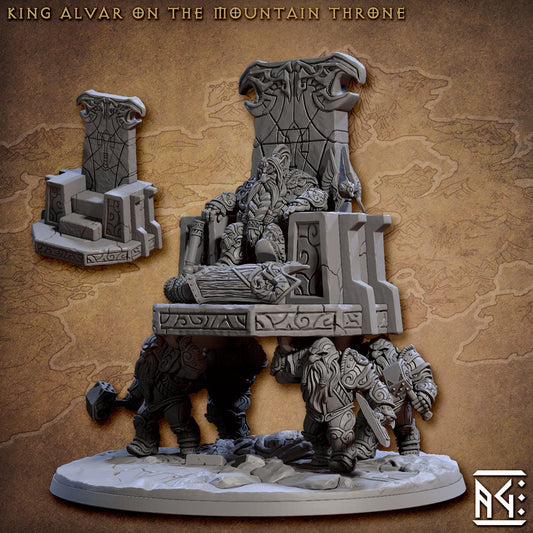 King Alvar on the Mountain Throne - Artisan Guild