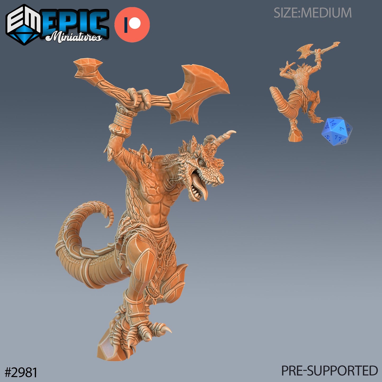 Tyranno Folk (3 Variants Available) - Epic Miniatures