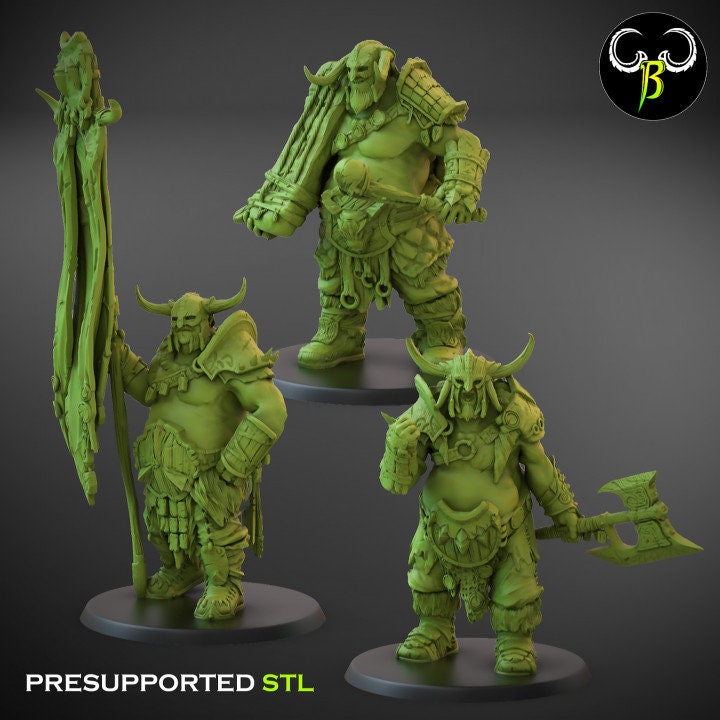 Valajar Chosen, Leader Squad (3 Variants Available) - Clay Beast Creations