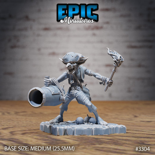 Goblin Cannon Pirate - Epic Miniatures