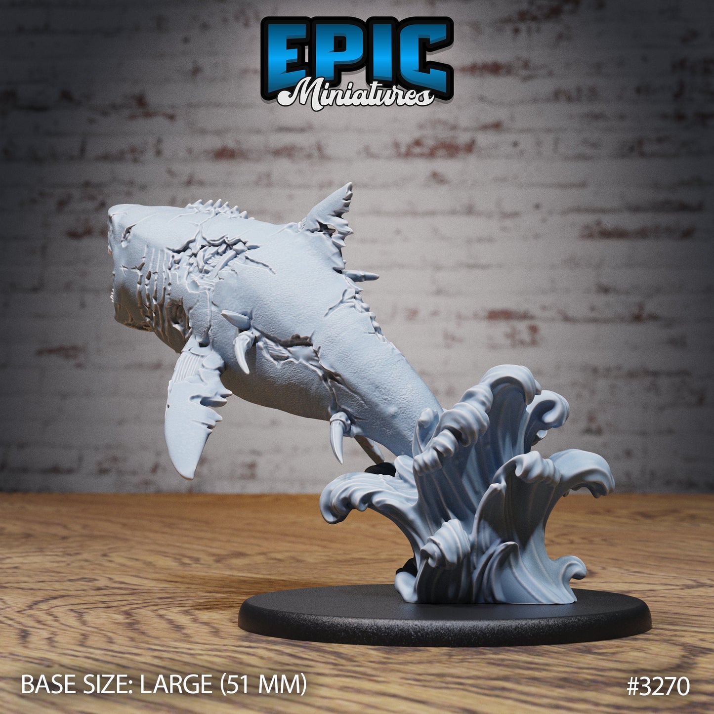 Zombie Shark (5 Variants Available) - Epic Miniatures