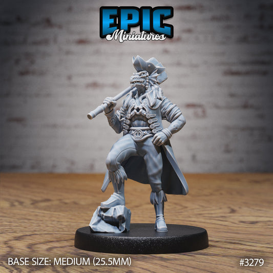 Dragonborn Pirate (3 Variants Available) - Epic Miniatures