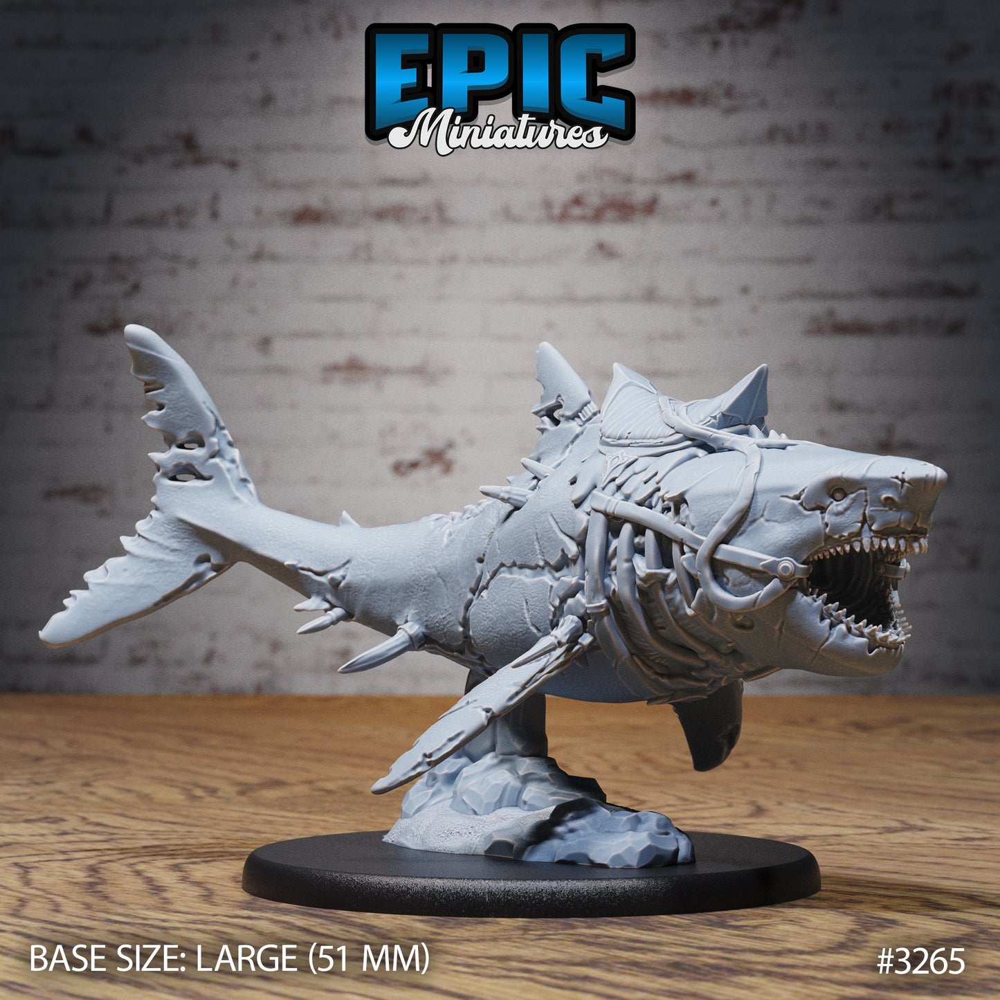 Zombie Shark (5 Variants Available) - Epic Miniatures