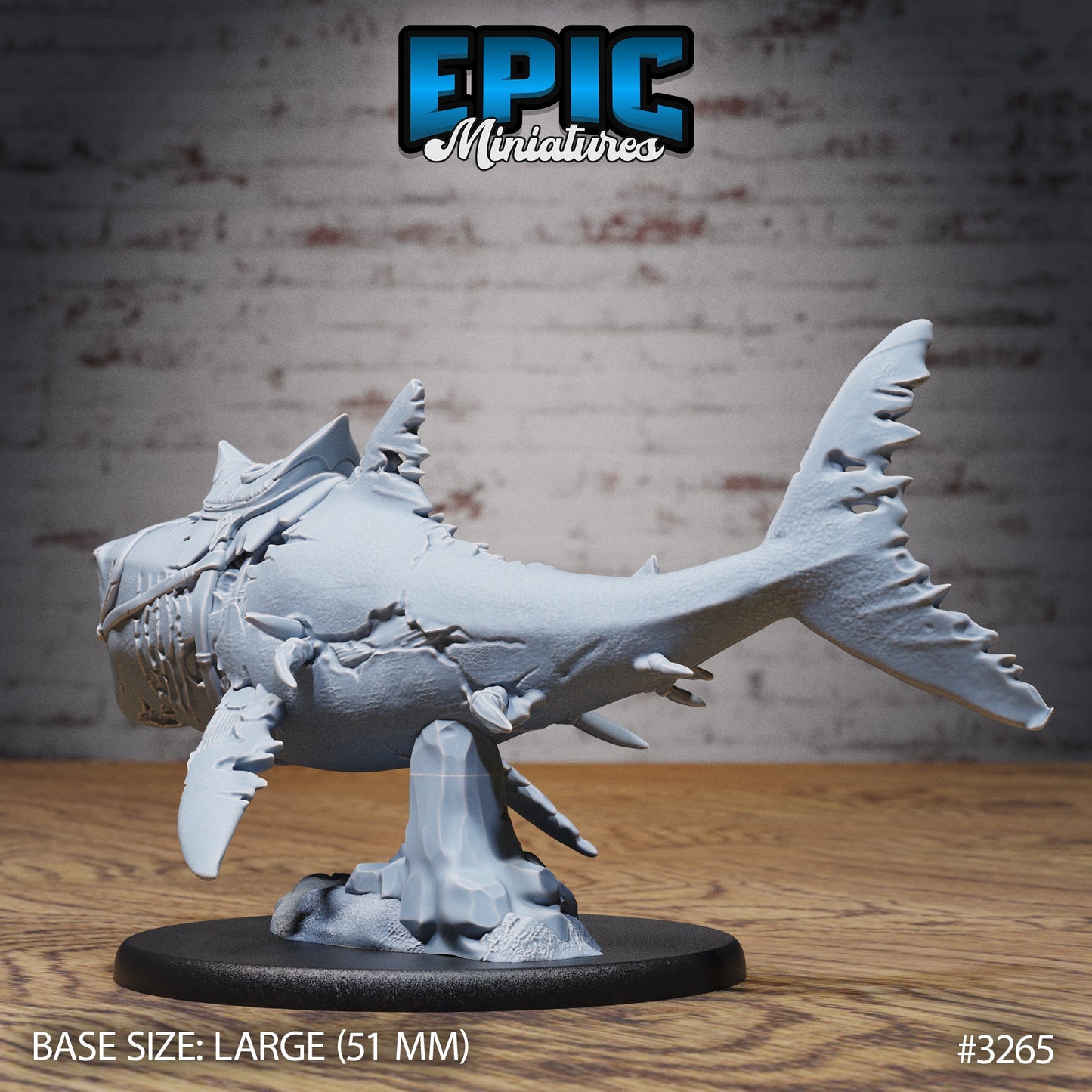 Zombie Shark (5 Variants Available) - Epic Miniatures